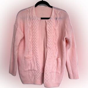 Handmade Pink Cardigan, knit